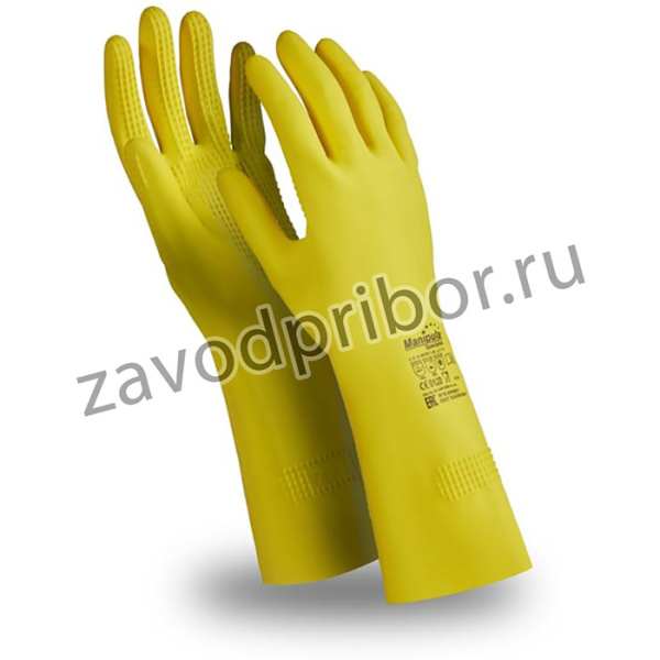 Перчатки ФОРСАЖ, /L-F-14/, латекс 0,55 мм 8-8.5/М Пер 648/8