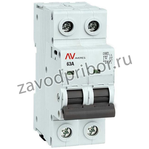 Выключатель нагрузки 2п 63A AVN AVERES EKF avn-2-63-av