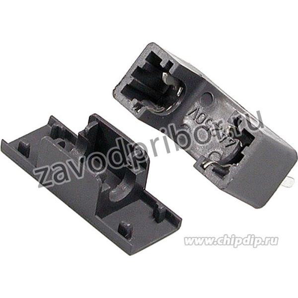 FH-101C (KLS5-242), Держатель под предохранитель 5.2х20мм (с крышкой)