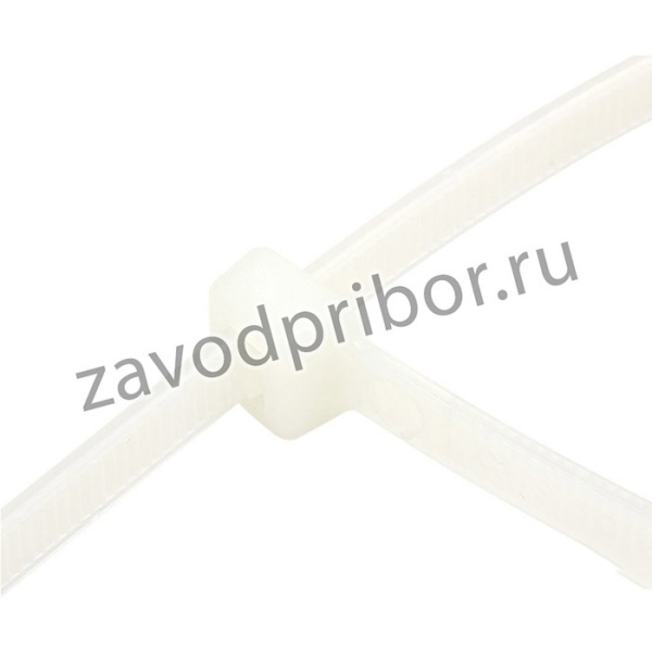 57-1302, Стяжка кабельная нейлоновая 300x4,8мм, белая (100 шт/уп)