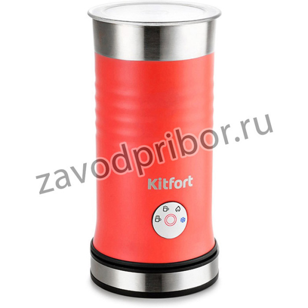 Капучинатор KitFort КТ-786-3, универсальное, 240мл, красный