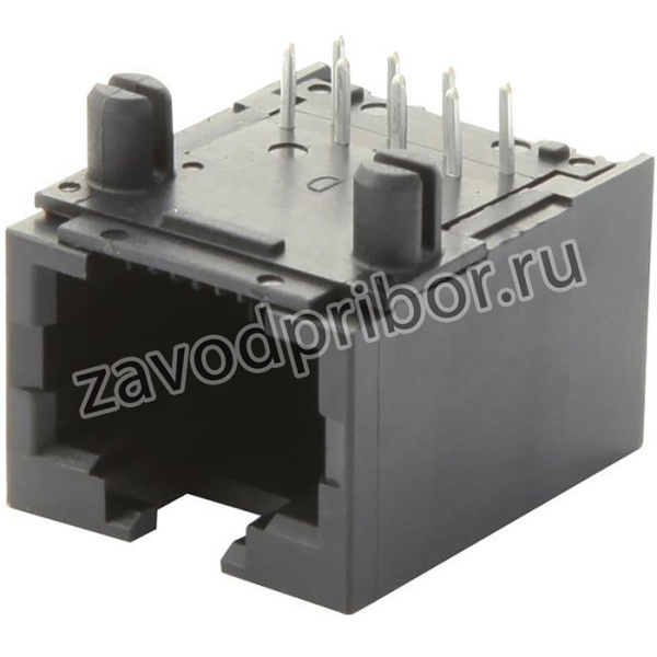 RJE37-188-0400, Модульный разъем, RJ45 Jack, 1 x 1 (Порт), 8P8C, Монтаж в Сквозное Отверстие