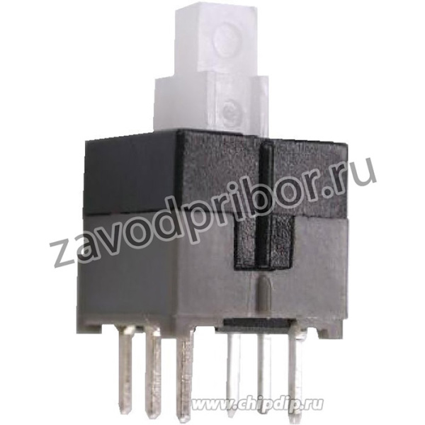 KLS7-P8.5x8.5-1 (PB22E09), Кнопка миниатюрная с фиксацией 8.5мм (30В 0.3А)