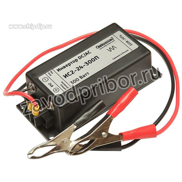 Инвертор ИС2-24-300П преобразователь напряжения DC/AC 24/220В 300Вт