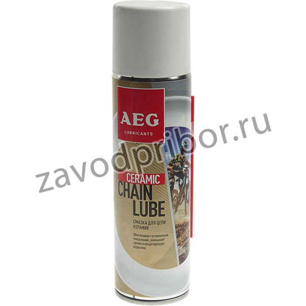 33184, Смазка велосипедная цепи 335мл аэрозоль AEG