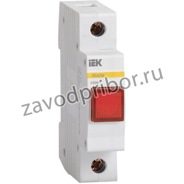 Лампа сигнальная ЛС-47М красн. IEK MLS20-230-K04
