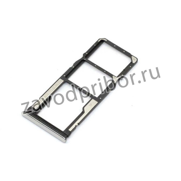 Лоток для SIM-карты Xiaomi Redmi Note 8T серебристый
