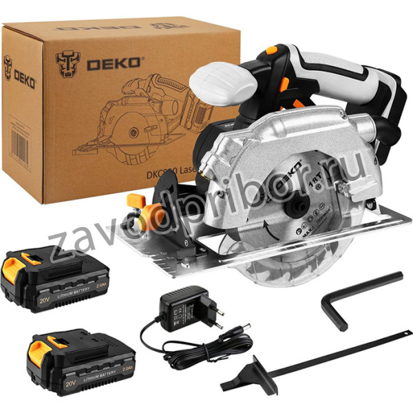 Циркулярная пила (дисковая) Deko DKCS20 Laser (ручная)