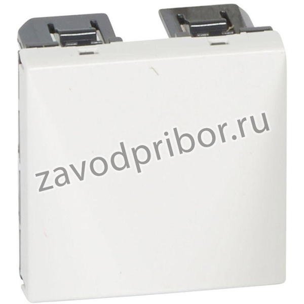 Кабельный вывод - Программа Mosaic - с кабельными зажимами - 20 А - 2 модуля - белые 277550L