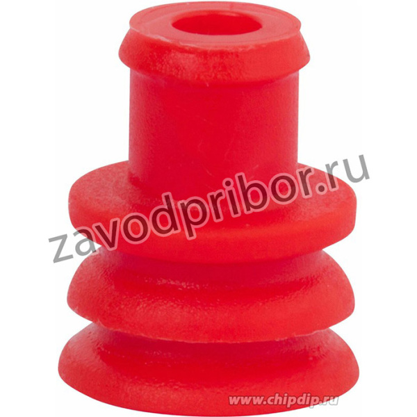 281934-3, Изолятор 2.5-3.3 мм SUPERSEAL5.5 красный