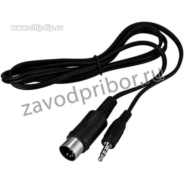17-2502-4, Шнур DIN 5 Pin - Стерео 3,5мм, 1,2м