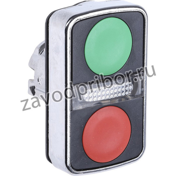 ZB4BW7A3740, Переключатель, двойной, 1, 22мм, красный/зеленый, IP66, Серия, XB4