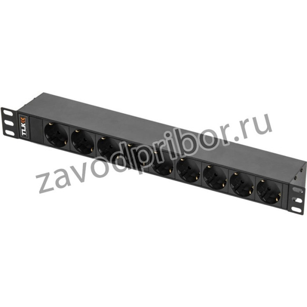 TLK-RSC09-MF-01-BK, Блок электрических розеток , 19, металлический корпус TLК-RSC09-MF-01-BK