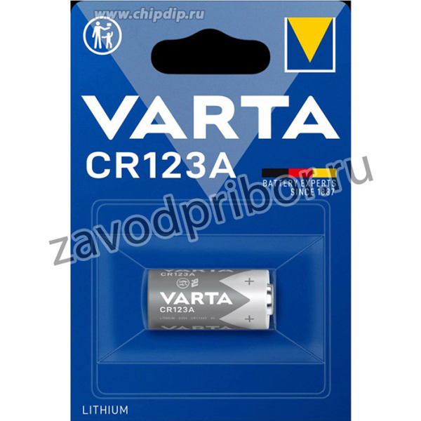 Батарейка Varta Professional CR123A BL1 Lithium 3V (6205) (1/10/100)