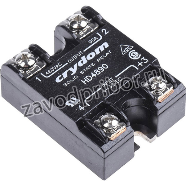HD4890, Реле полупроводниковое, Uупр 3#32ВDC, 90А, 48#530ВAC, -40#80°C