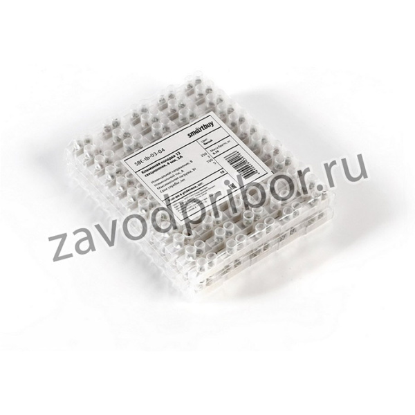 Клеммная колодка 12 секционная Smartbuy, 4 мм, 3А (SBE-tb-03-04)