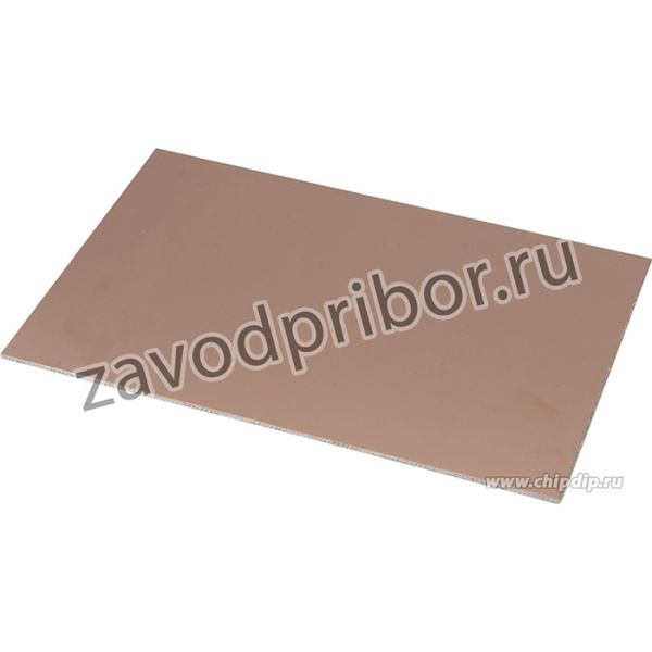 FR4 100х150мм 18/18 (1.5мм, 18мкм), Cтеклотекстолит 2-сторонний, фольгированный