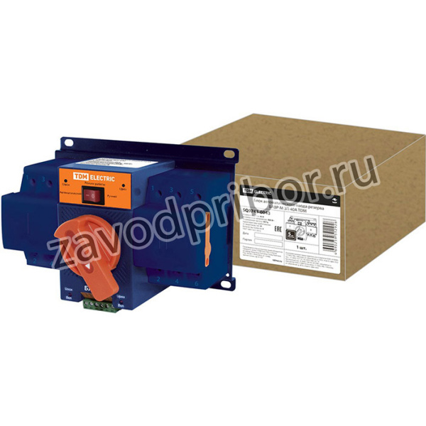 Блок автоматического ввода резерва БАВР-М 3П 40А TDM