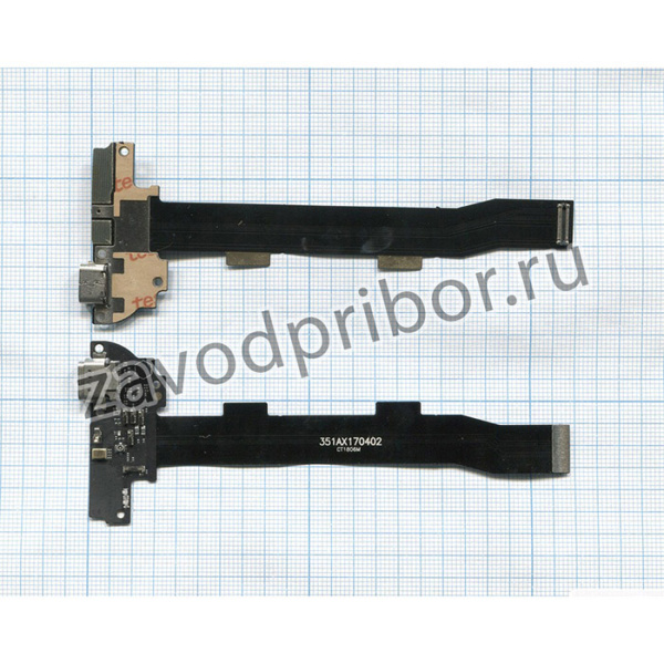 Шлейф разъема питания с микрофоном для Xiaomi Mi 5S Plus