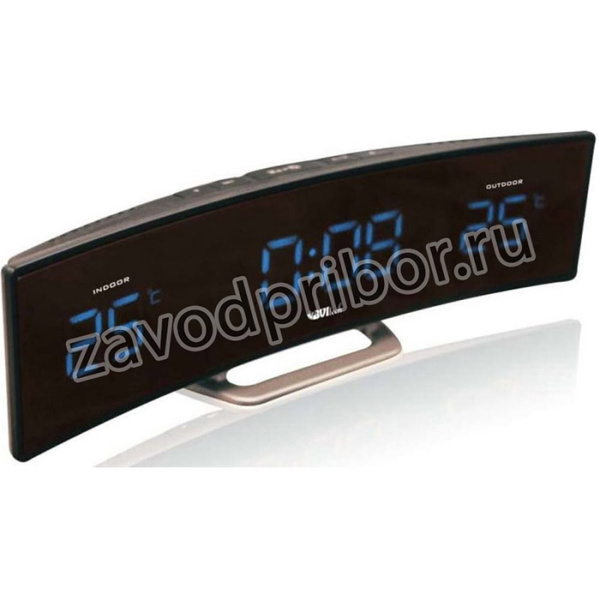 Метеостанция синий/черный BV-415BKS