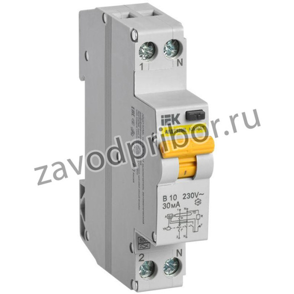 MVD12-1-010-B-030-A, Выкл. авт. диф. тока АВДТ32ML тип A В10 30мА KARAT IEK