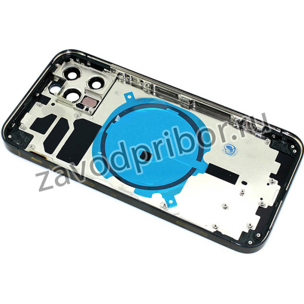 Задняя крышка (корпус) в сборе с рамкой для Apple iPhone 12 Pro синяя