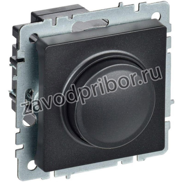 Светорегулятор СП BRITE пов-наж. 600Вт СС10-1-0-БрЧ черн. IEK BR-D20-0600-K02