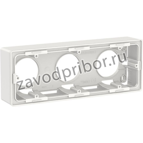 Коробка 3-ая для открытой установки SE Unica New Бел