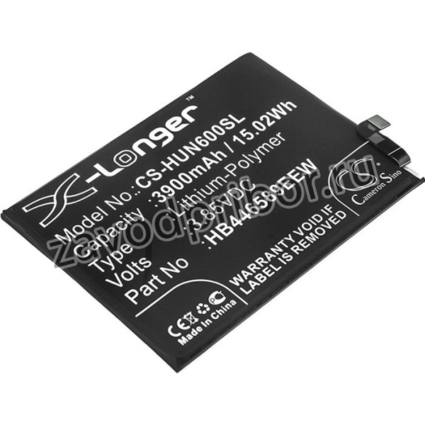 Аккумулятор CS-HUN600SL HB446589EEW для Huawei Nova 6 3.85V / 3900mAh / 15.02Wh