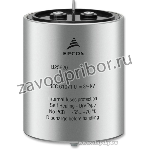 B25620B1177K101, 170мкФ, 1100В, 10% MKP PEC, Конденсатор силовой