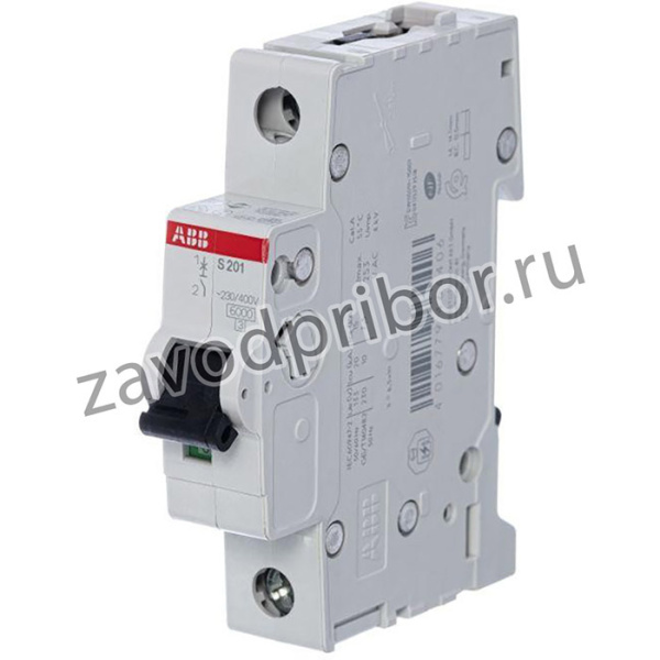 S201 C2, Выключатель автоматический однополюсный 2А С S201 6кА