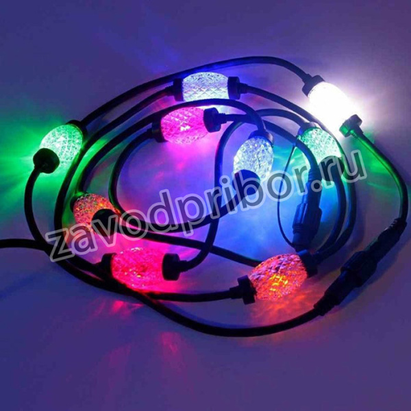 Гирлянда Диамант , 2,7 метра, 9 ламп, мульти LD-DM-9-M-WS