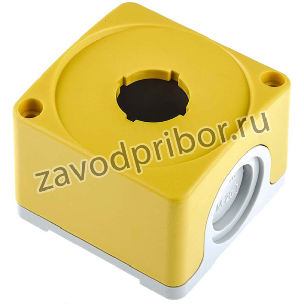 1SFA619821R1000 CEPY1-0, Yellow Plastic Compact Push Button Enclosure - 1 Hole 22mm Diameter