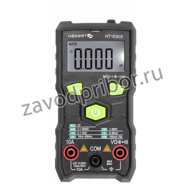 Мультиметр цифровой профессиональный универсальный FULL-SMART HOGERT HT1E605