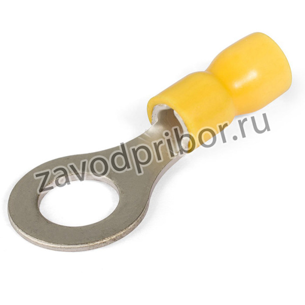 НКИ 6.0-8, Наконечник кольцевой изолированный желтый 2,5-6.0 мм2