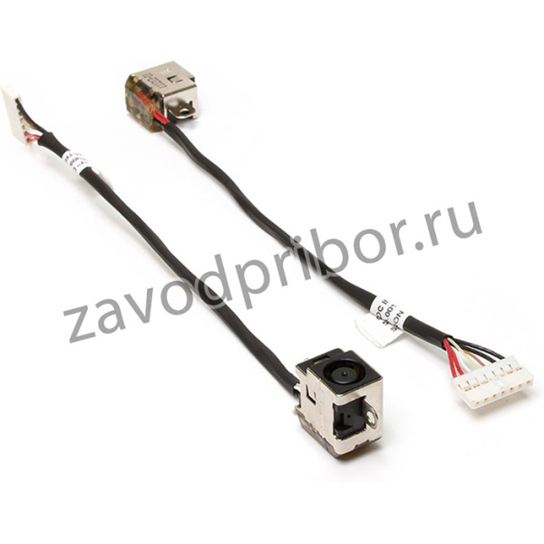 Разъем питания PJ362 для ноутбука HP Pavilion DV6, DV6-6000, DV7-6000 7.4x5.0 mm с иглой с кабелем 15 см