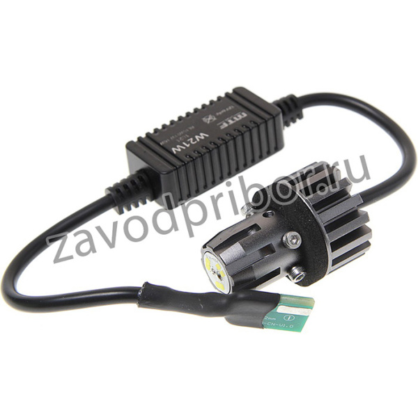 RL10W21W, Лампа светодиодная 12V W21W W3x16d бокс (1шт.) MTF