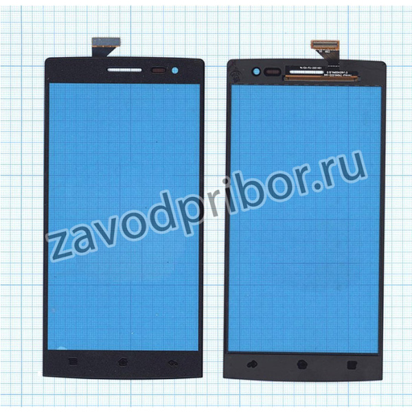 Сенсорное стекло (тачскрин) для OPPO Find 7 / Find 7a черное