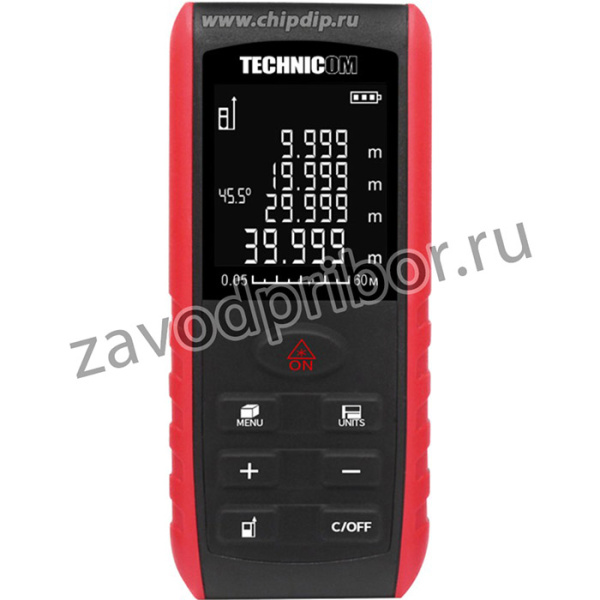 Лазерный дальномер-угломер TECHNICOM TC-DAM60R