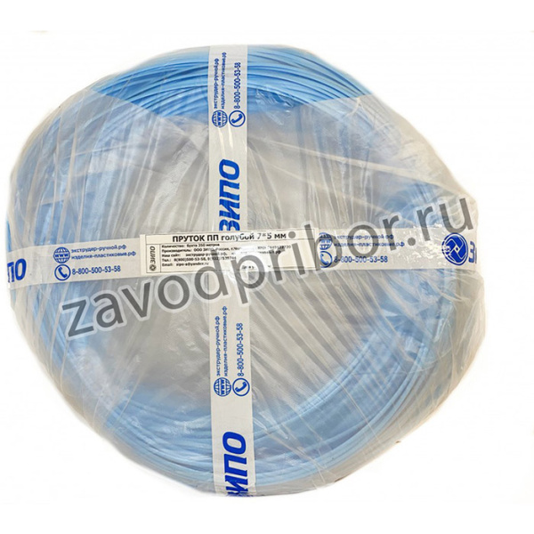 Пруток ПП для сварки треугольный (7х5 мм; голубой) 4631157016642