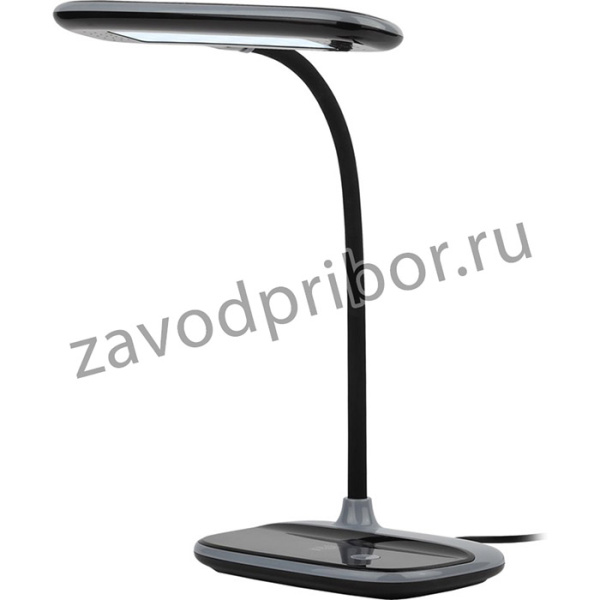 Настольный светильник ЭРА NLED-458-6W-BK светодиодный черный Б0028458