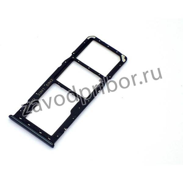 Держатель (лоток) SIM карты для Samsung Galaxy A7 2018 A750F черный
