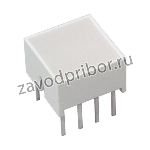 HLMP-2755, Светодиодная гистограмма, Желтый, 20 мА, 2.1 В, 38 мкд, 4 светодиод(-ов), 8.89мм x 8.89мм