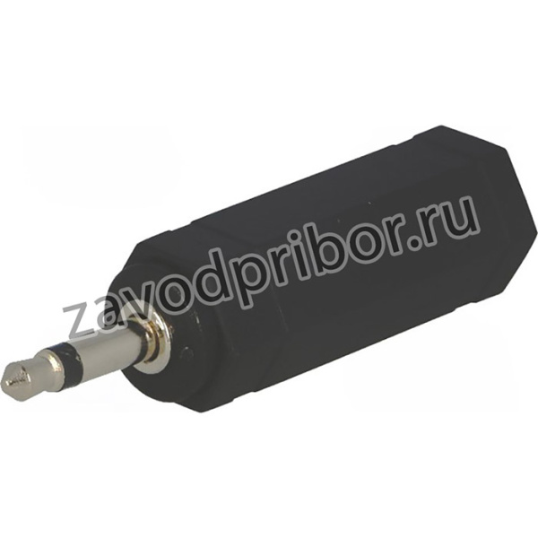 AC-004, Адаптер, вилка Jack 3,5мм, гнездо Jack 6,35мм, mono