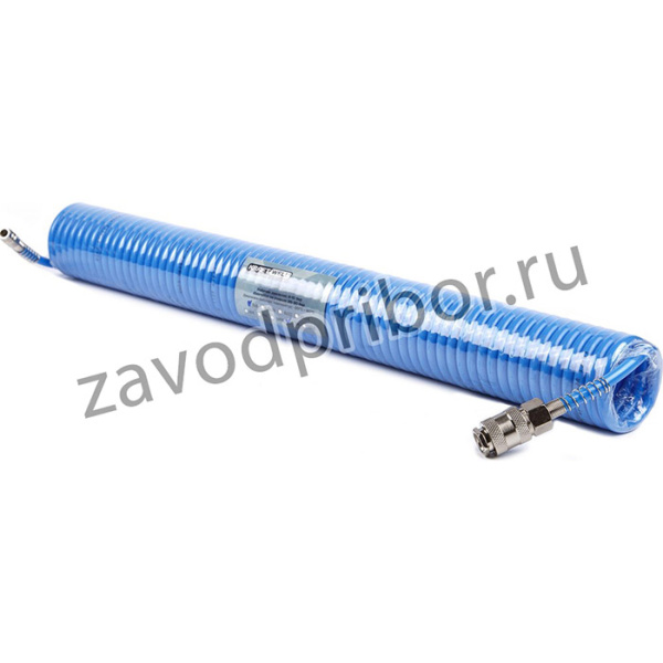 Шланг воздушный полиуретановый, спиральный ?5x8мм, 12м KRW-HC050812