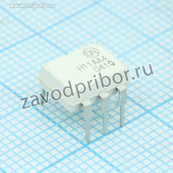H11AA4M, Оптоизолятор 5кВ транзисторный выход c выводом базы 6DIP