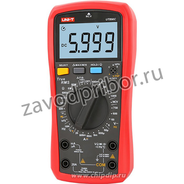 UT890C, Мультиметр цифровой NCV, True RMS