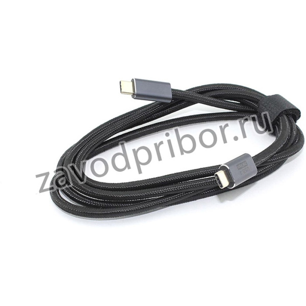 Кабель USB4 Type C на Type C Thunderbolt 3, PD 100W 1,5м