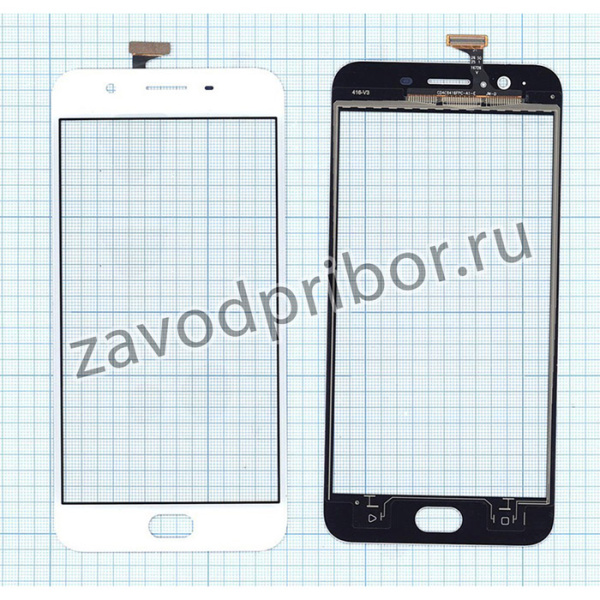 Сенсорное стекло (тачскрин) для OPPO F1s A59 A1601 белое