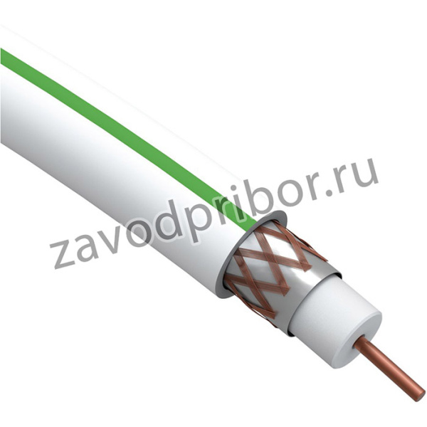 ЭРА Кабель коаксиальный SAT 703 B, 75 Ом, Cu/(оплётка Cu 75%), PVC, цвет белый, бухта 20 м Б0044614